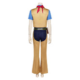 Movie Princess Peach: Showtime! 2024 Brown Cowboy Set Outfits Cosplay Costume Halloween Carnival Suit